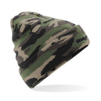 Camo cuffed beanie