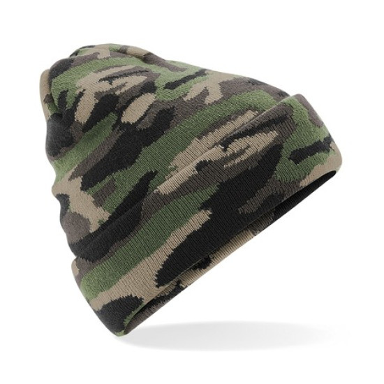 Camo cuffed beanie